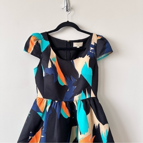 ANTHROPOLOGIE Fit-and-Flair Pinion Dress by Moulinette Soeurs (Size:0) - Picture 6 of 11